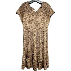 Comfy cozy brown sweater dress for fall! 🍂